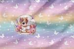 Vorbestellung * Glow Unicorn - Eigenproduktion - 2 - Pastel Schmetterlinge Farbverlauf